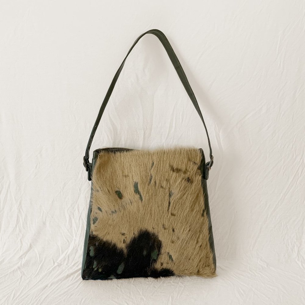 Barresa Cowhide Medium Shoulder Bag